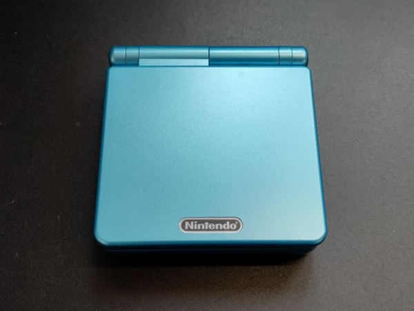Game Boy Advance SP Surf Blue AGS-101