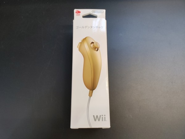 Wii Nunchuck Controller Gold JP OVP