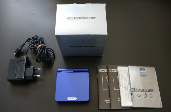 Game Boy Advance SP Blau OVP