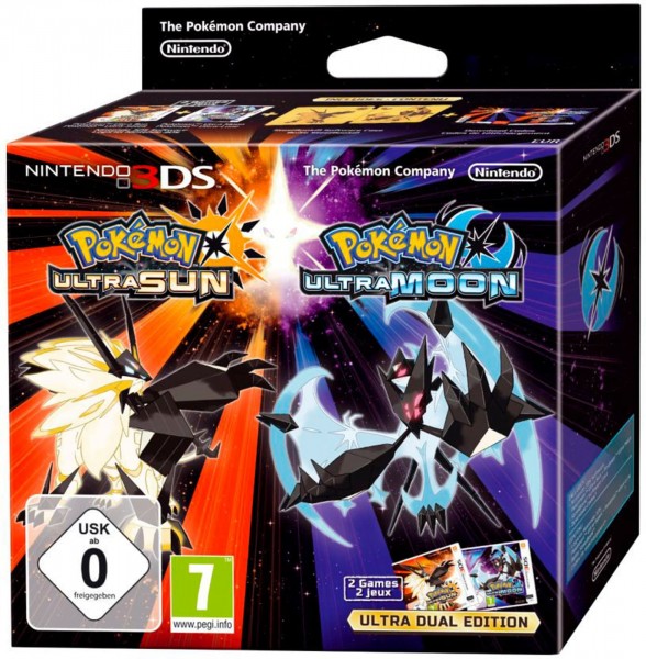 PET Schutzhülle für Pokemon UltraSonne & UltraMond Ultra Dual Edition OVP Box