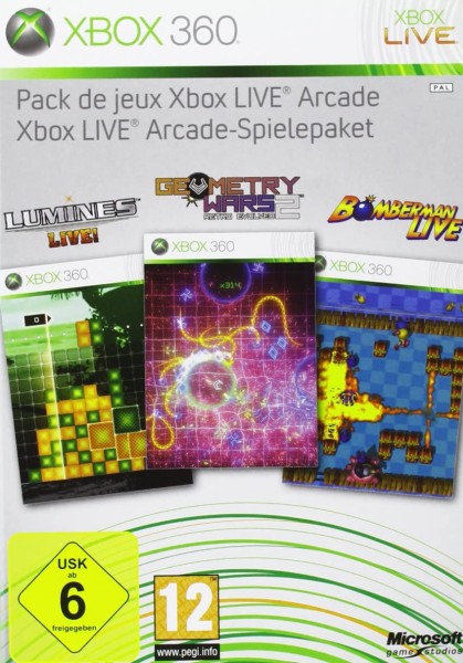 XBox Live Arcade-Spielepaket OVP
