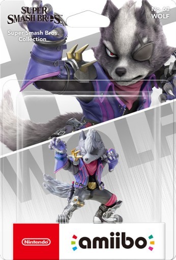 Amiibo - Wolf (Super Smash Bros. Collection No.63) OVP