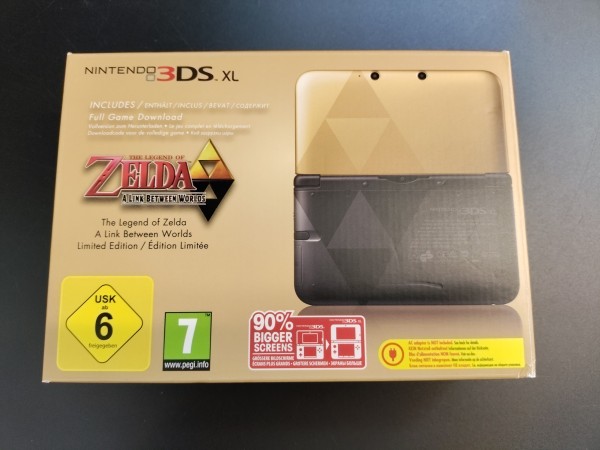 Nintendo 3DS XL - "A Link Between Worlds" Limited Edition OVP