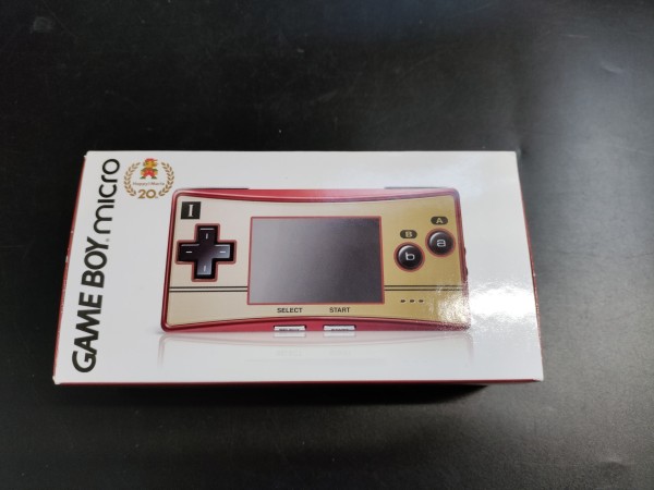 Game Boy Micro Special 20th Anniversary Edition OVP