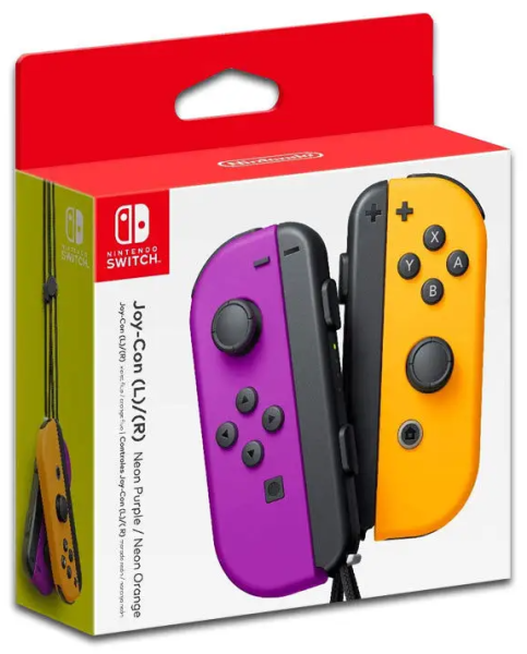 Joy-Con Pair Neon Purple/Neon Orange OVP