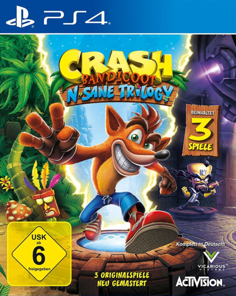 Crash Bandicoot: N.Sane Trilogy OVP