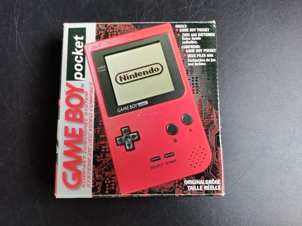 Game Boy Pocket Rot OVP