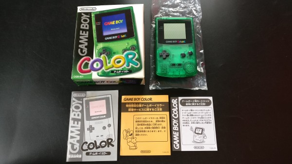 Game Boy Color - Clear Green OVP