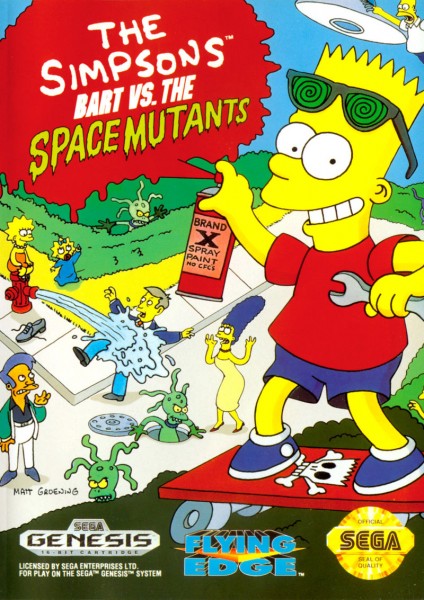 The Simpsons: Bart vs the Space Mutants US NTSC OVP