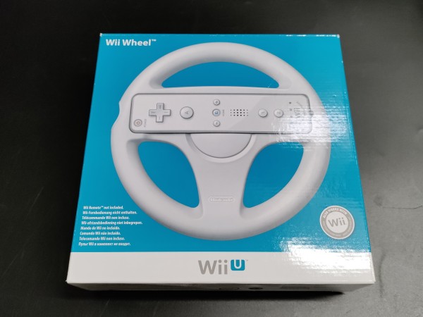 Wii Wheel Lenkrad Weiss OVP