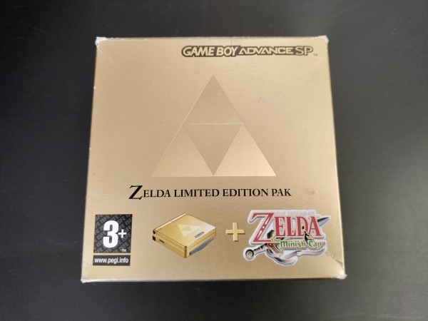 Game Boy Advance SP Zelda Limited Edition Pak OVP