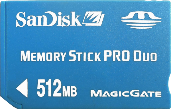 Memory Stick PRO Duo Blau